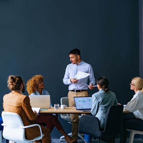 team in conference room