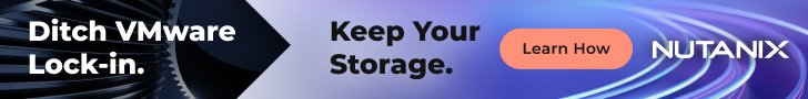 Ditch VMware lock-in. Keep your storage.