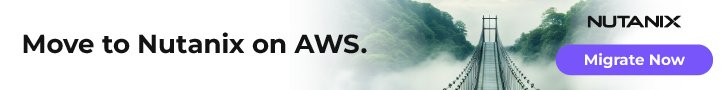 Move to Nutanix on AWS. Migrate now.