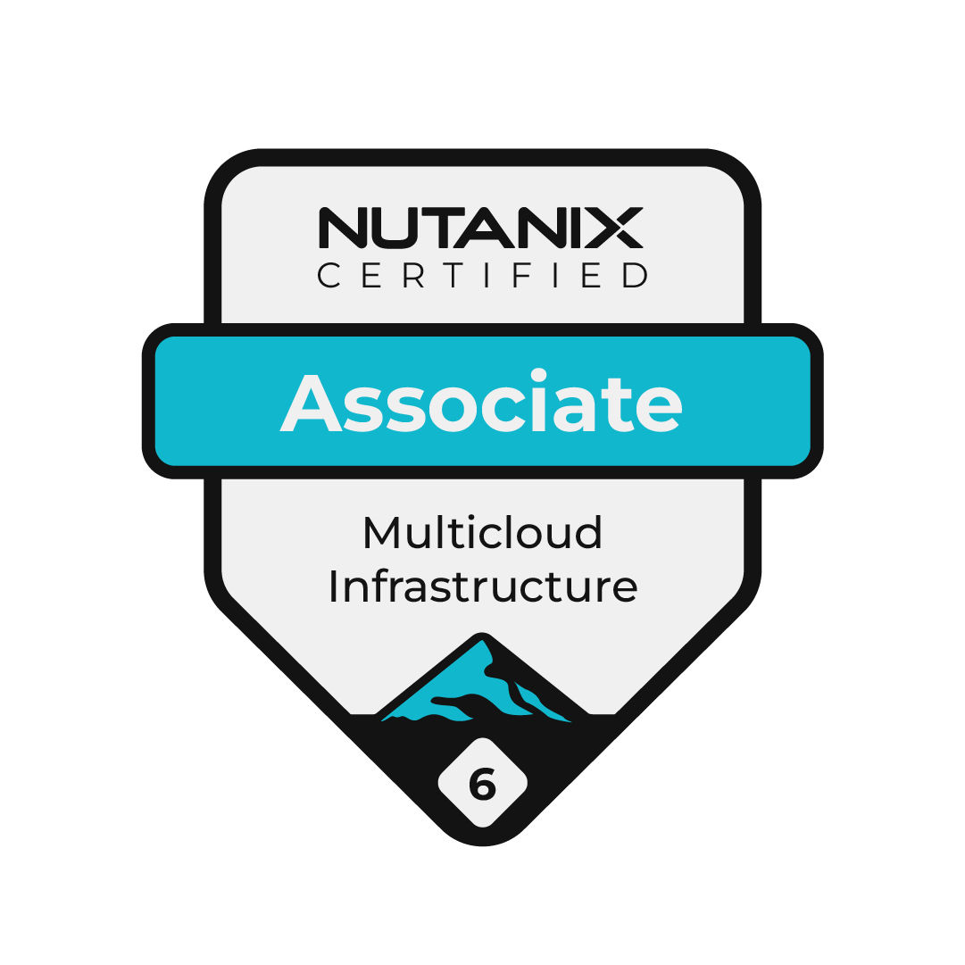 Nutanix Certified Associate Badge - Multicloud Infrastructure