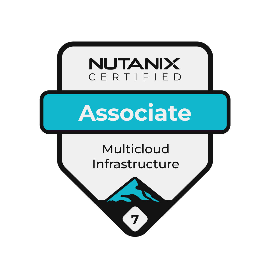 Nutanix Certified Associate Badge - Multicloud Infrastructure
