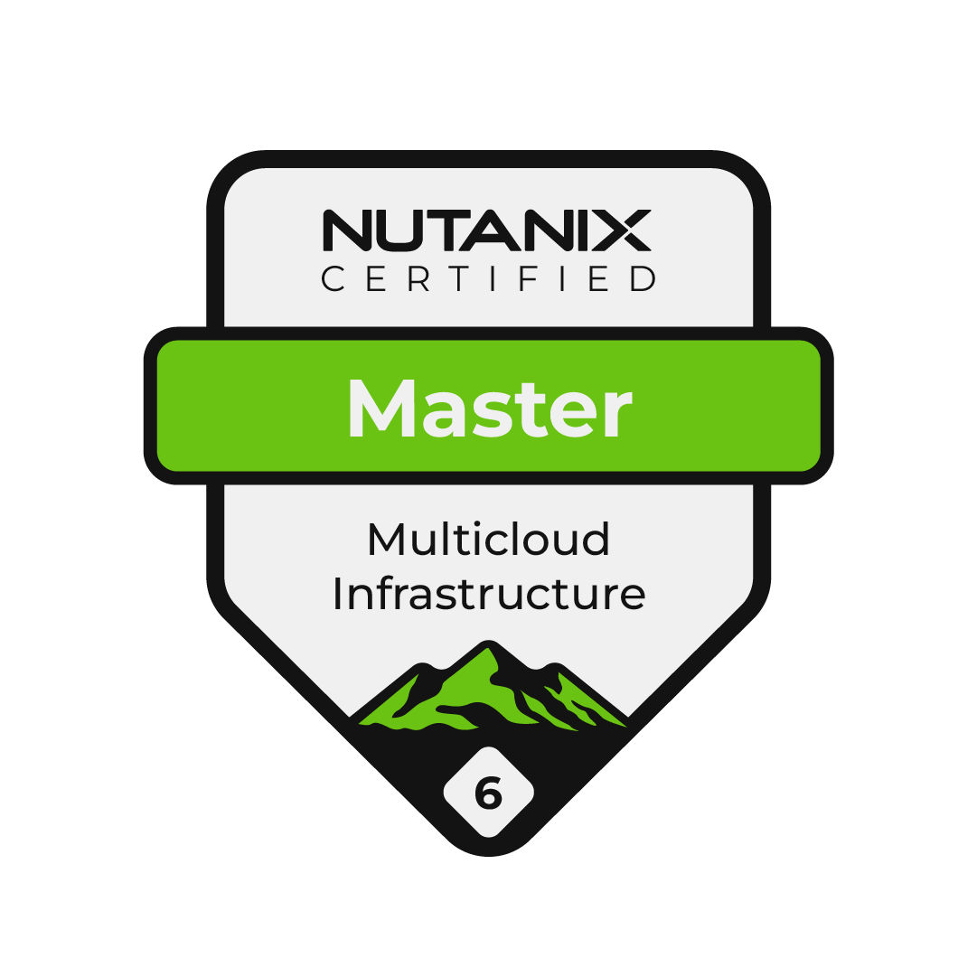 Nutanix Certified Master Badge - Multicloud Infrastructure
