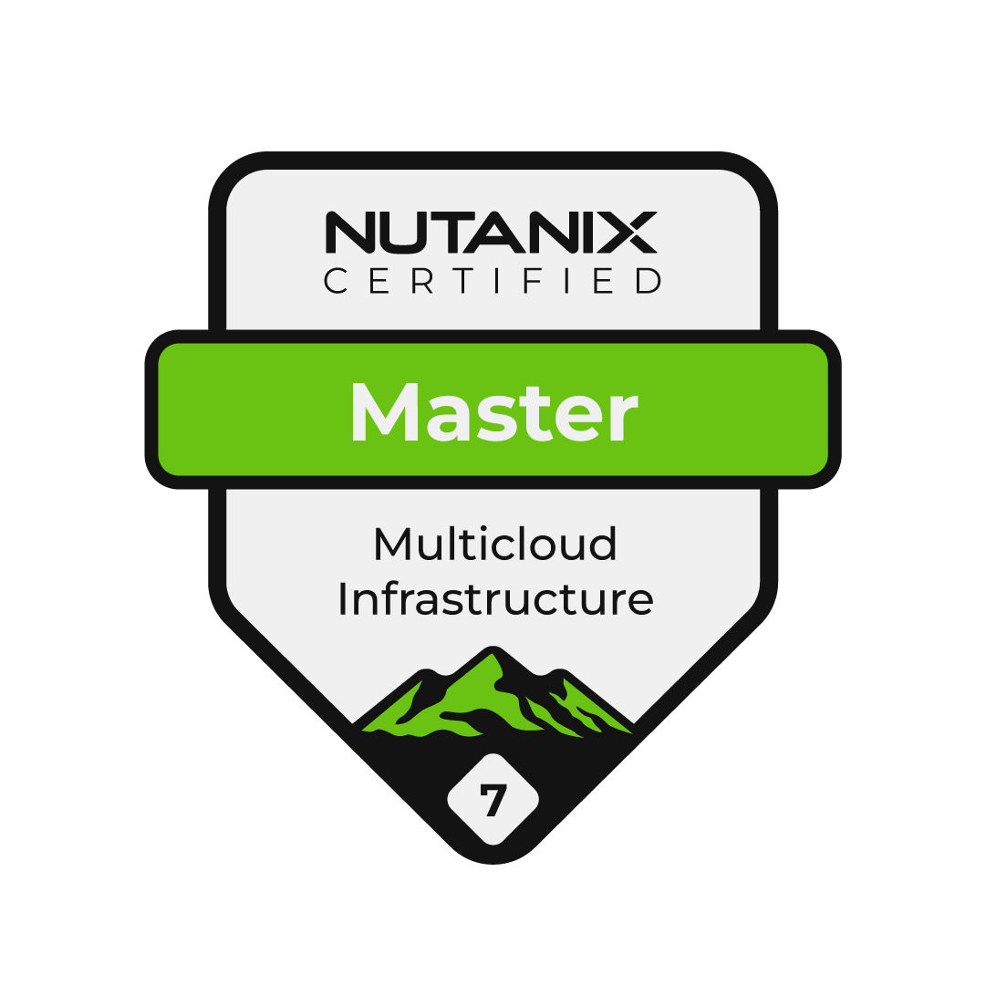 Nutanix Certified Master Badge - Multicloud Infrastructure