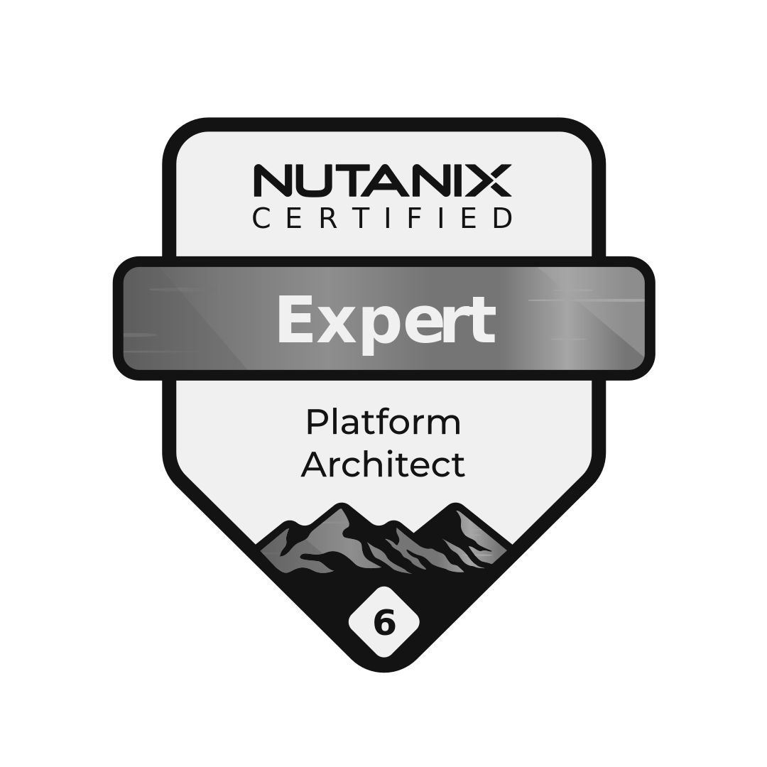 Nutanix Certified Expert Badge - Platform Architect
