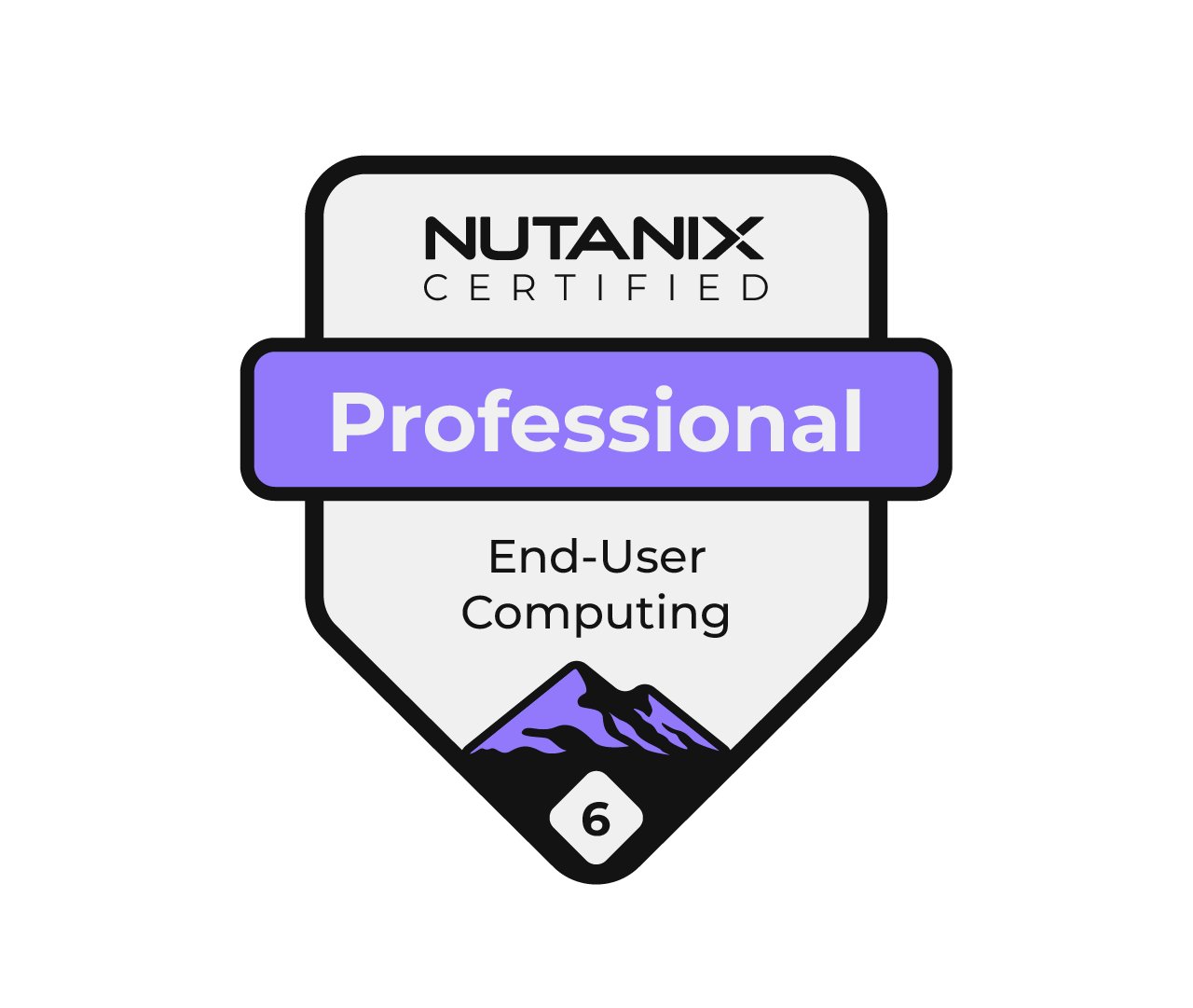 Nutanix Certified Professional Badge - End-User Computing
