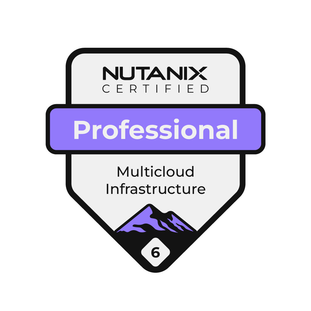 Nutanix Certified Professional Badge - Multicloud Infrastructure
