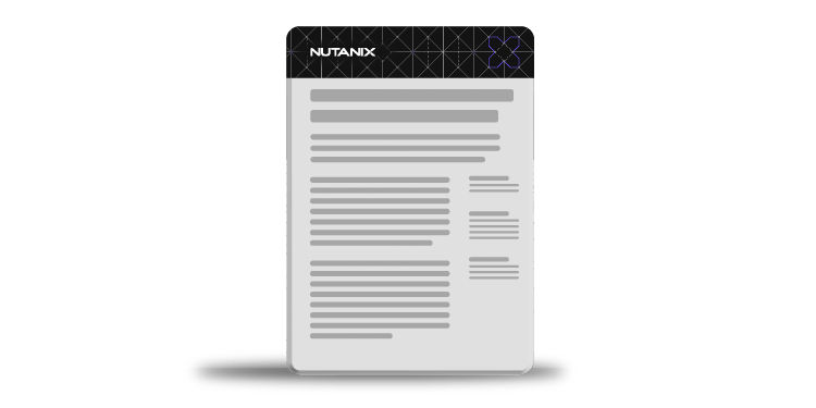 Nutanix Capacity Optimization Datasheet
