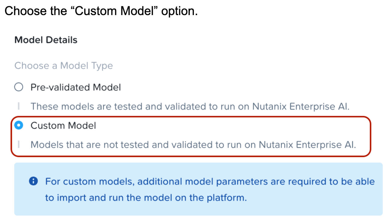 Manual import options