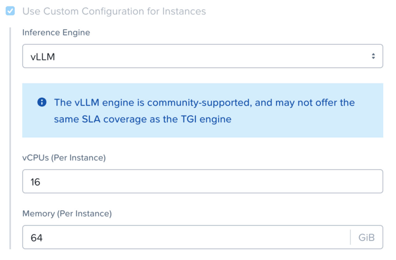 Endpoint resource specification