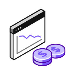 icon representing lower cost