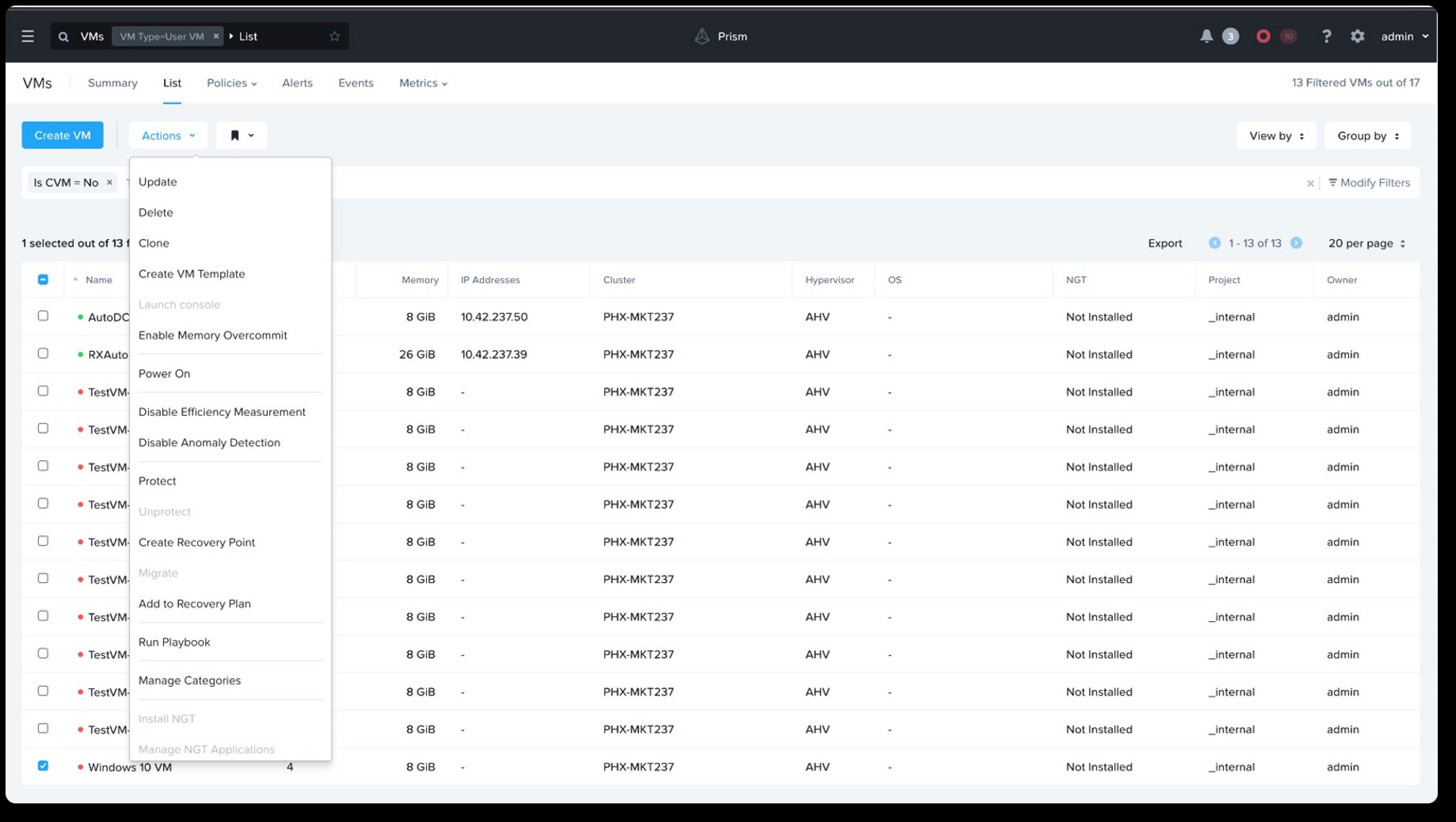 AHV: エンタープライズ向け仮想化ソリューション| Nutanix