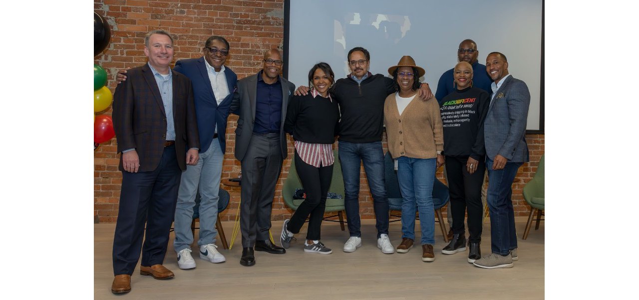 Black Excellence employee panel speakers, moderators and allies in our Durham, NC office