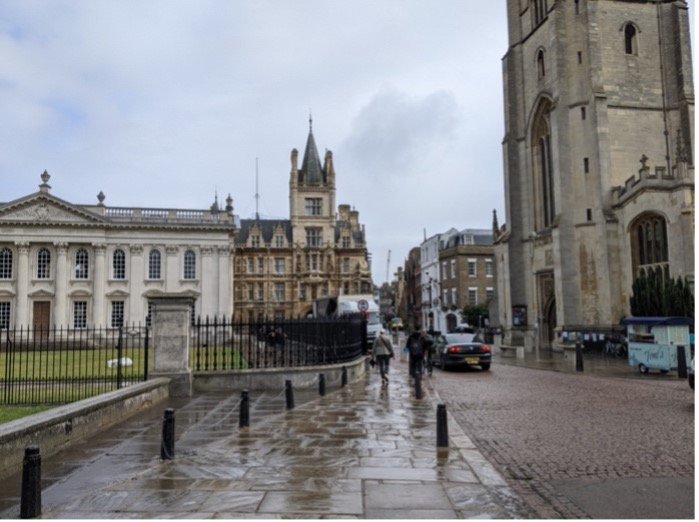 Dry and sunny day in Cambridge