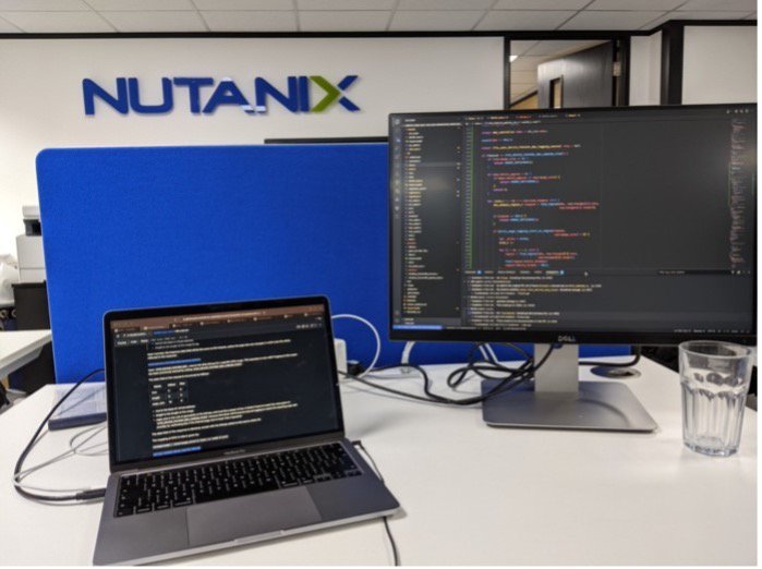 My desk at the office