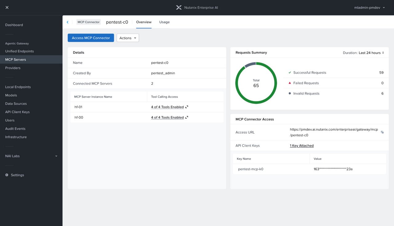 MCP Server Management in Nutanix Agent Gateway