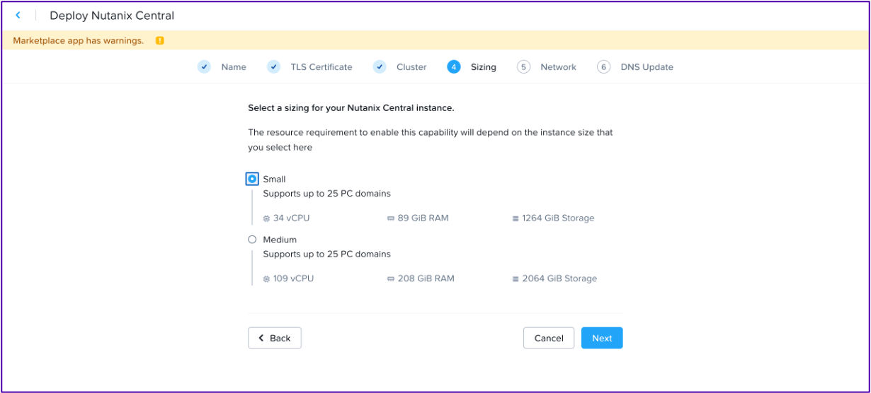 NCM 2.1 provides users with the ability to deploy a Small Form Factor