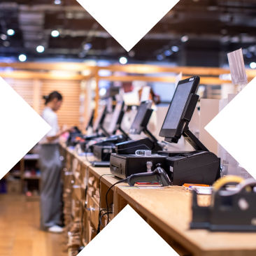 Image of  retail checkout counter