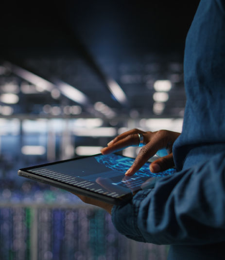 Person Using Console