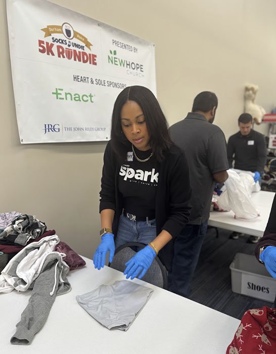 SE Academy volunteers for Durham causes throughout the year. 