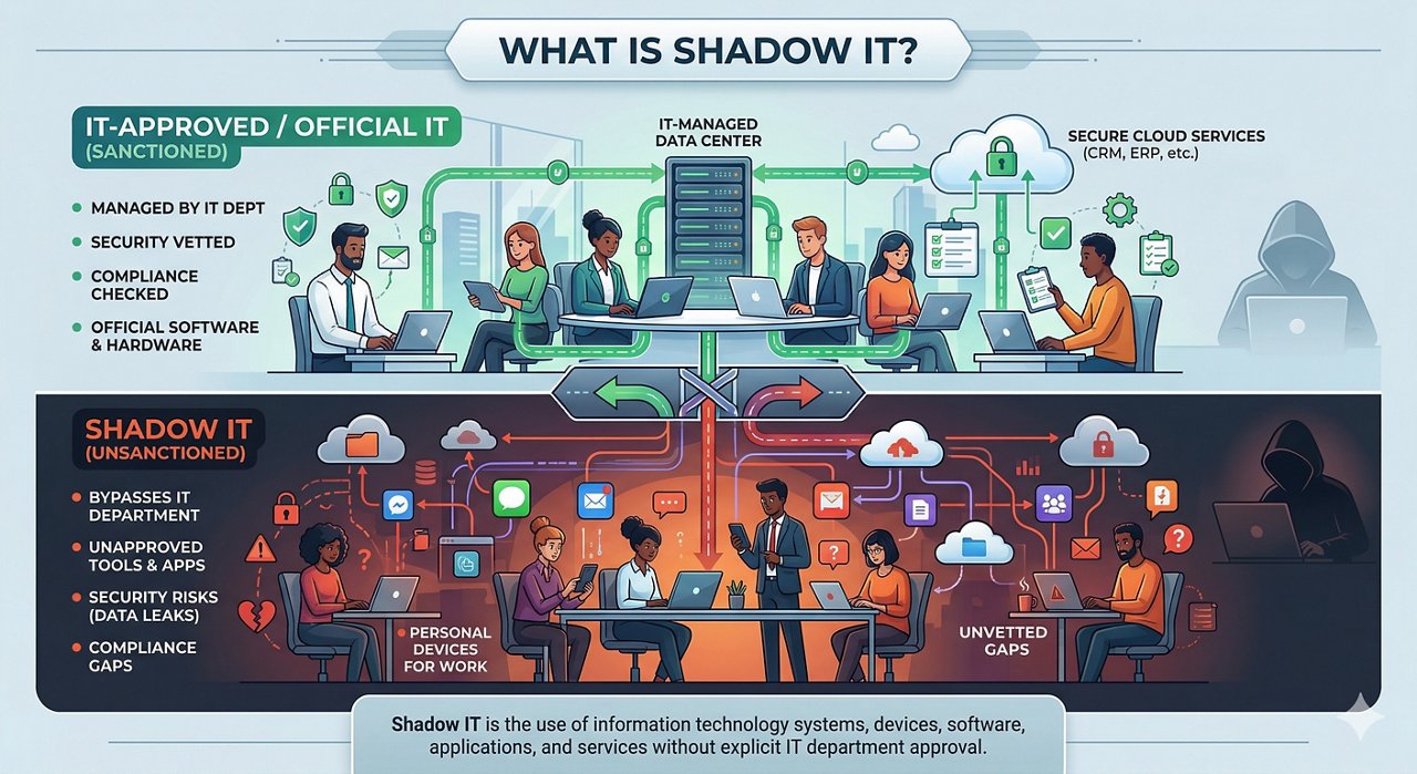 Infographic about shadow IT