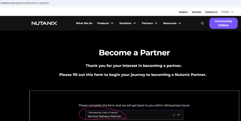 graphic to represent Signing up as a Services Partner