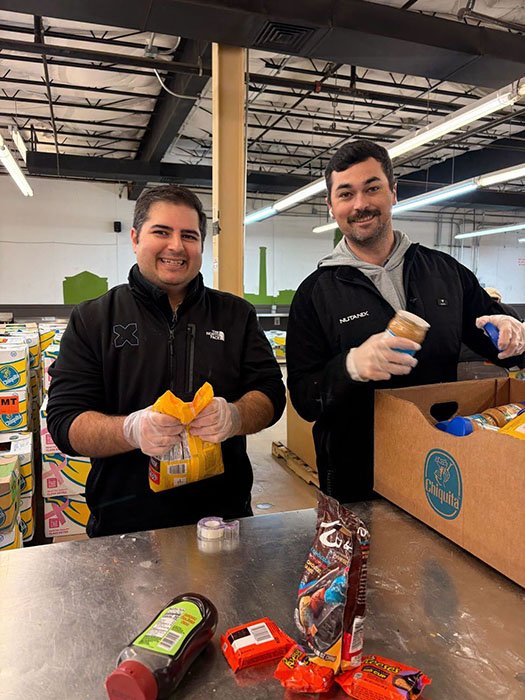 Team Durham supports a local food bank