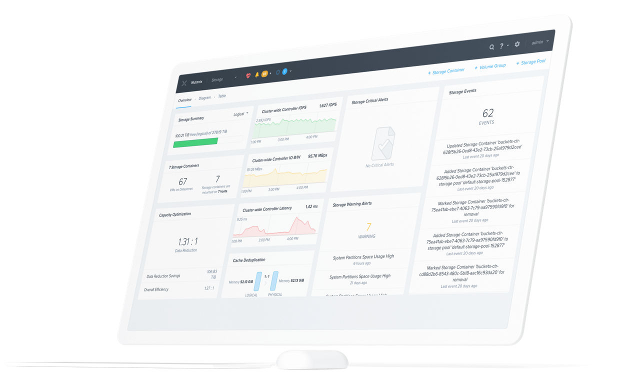 Nutanix UI