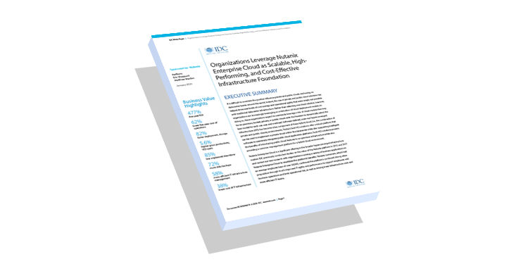 Analyse de ROI et comparaison de CGP de Nutanix par IDC