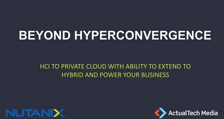 Beyond Hyperconvergence: Building a Complete Private Cloud