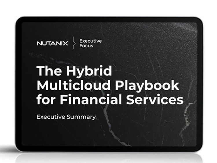 The Hybrid Multicloud Playbook for Financial Services