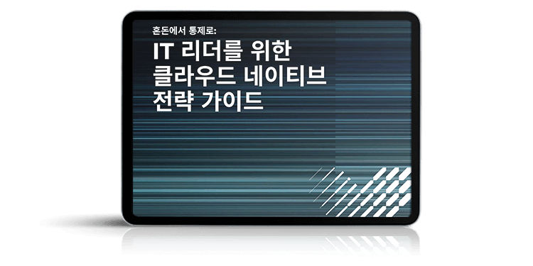혼돈에서 통제로: IT 리더를 위한 클라우드 네이티