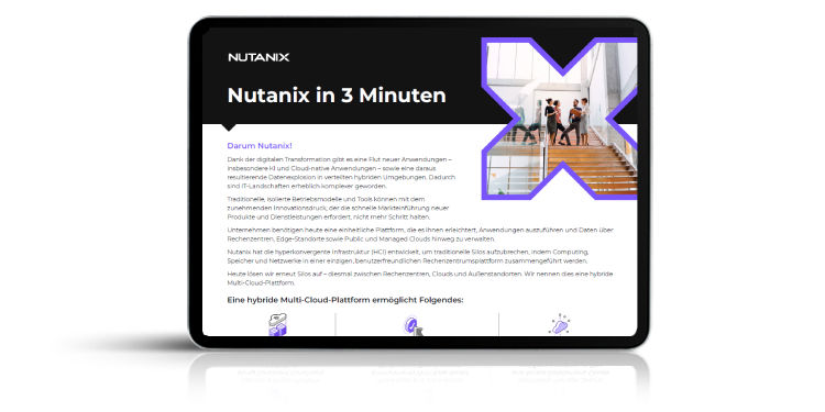 Nutanix in 3 Minuten