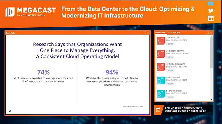 From the Datacenter to the Cloud