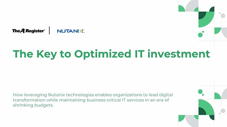 Nutanix HCI: The Key to Optimized IT investment