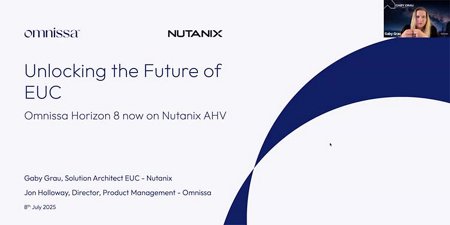 Unlocking the Future of EUC: Omnissa Horizon 8 now on Nutanix AHV