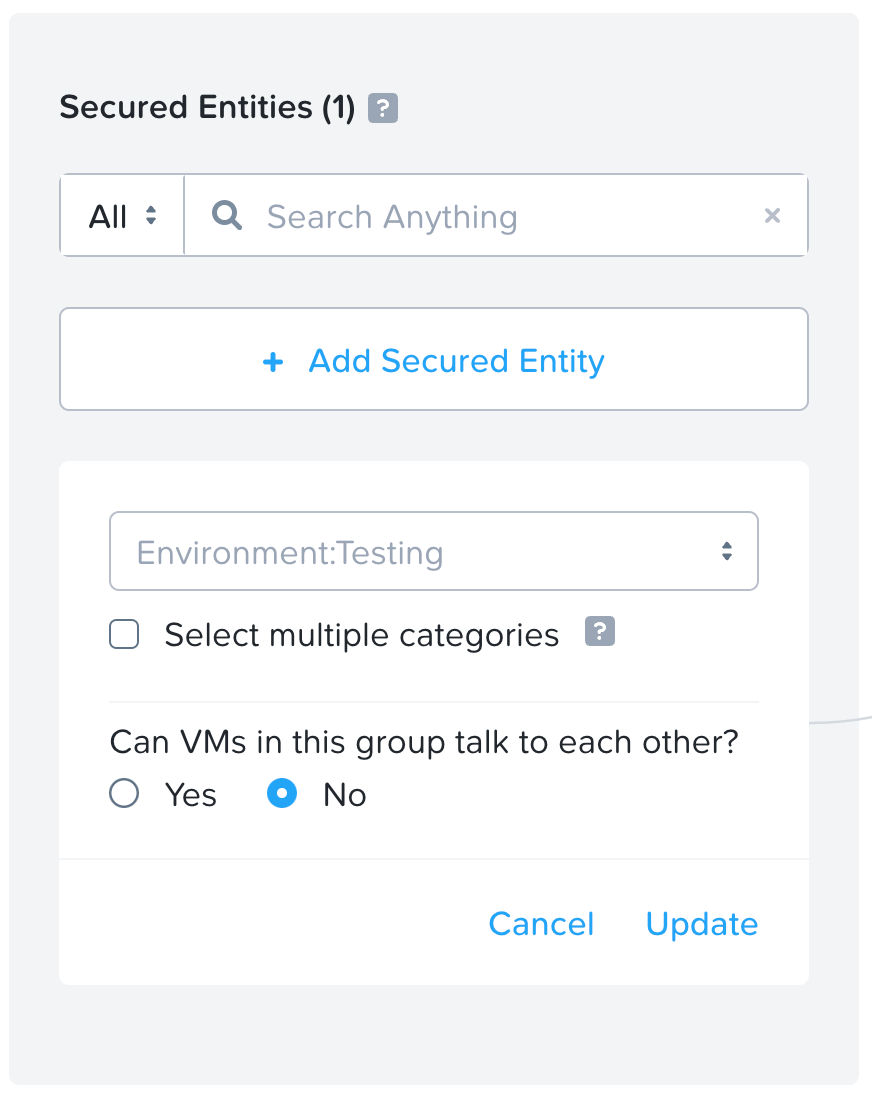 Nutanix UI